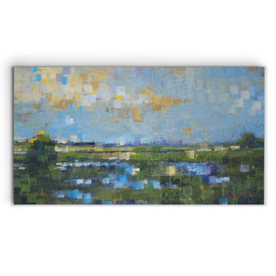 Vue réfractée - impression sur toile tendue