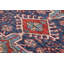 Rug & Kilim’S Tribal Rug In Blue And Red With Primitivist Geometric Patterns