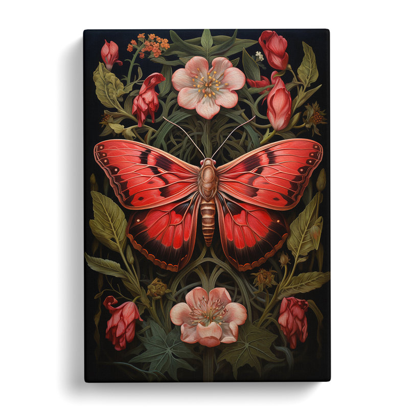 Moth Realism - No Frame Print, 76cm H x 50cm W x 3cm D
