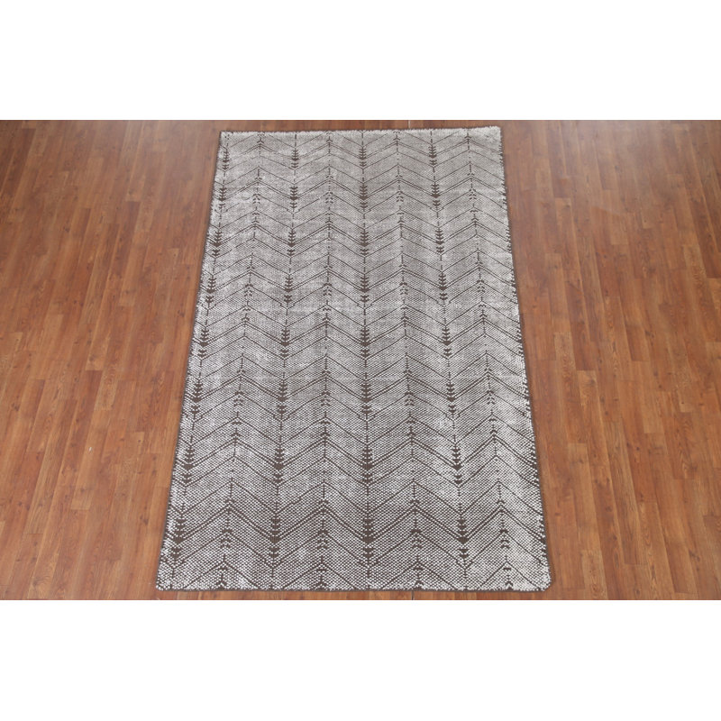 Tapis à chevrons marocain 5 x 8
