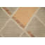 Élégant tapis kilim géométrique 6 x 9 dans des tons pastel doux