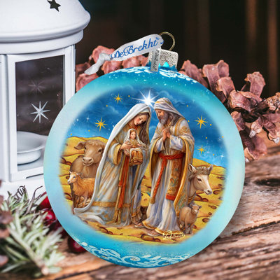 Grand ornement en verre de Betlehem