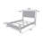 1Pc Queen Size Panel Bed