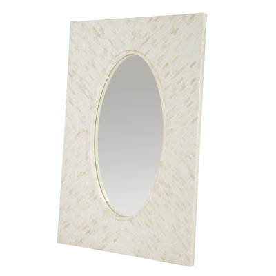 Grand miroir en os