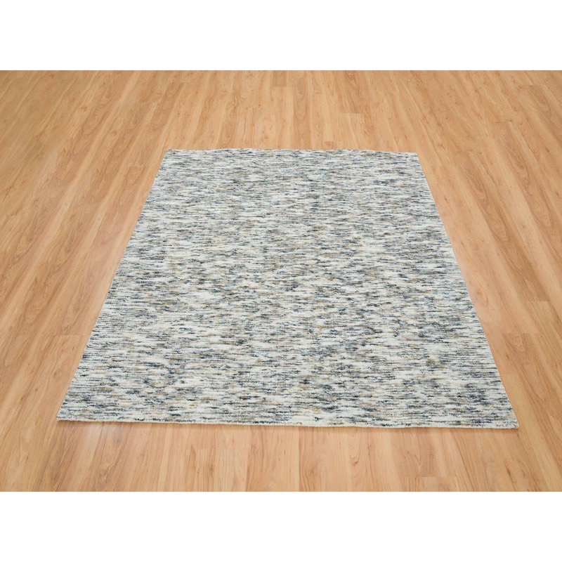 Saharsh One-of-a-Kind 6' Square Area Rug Gray