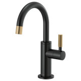 Litze® Beverage Faucet with Arc Spout and Knurled Handle
