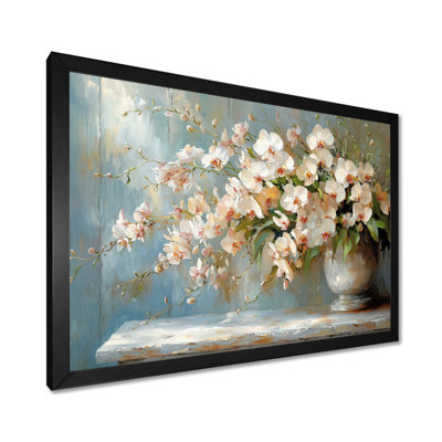 Imren Golden Harmony Orchids Flowers II - art mural orchidée