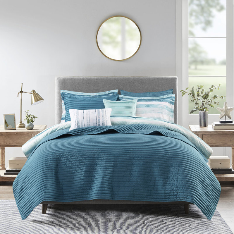 Édredon et édredon 8 pièces 8 pièces, bleu sarcelle, très grand / très grand taille, Turquoise