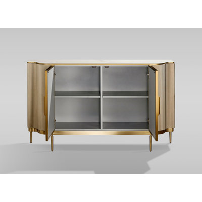 Solara Champagne Gold Sideboard