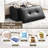 Faux Leather Ottoman-330047598