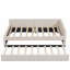 Lit plateforme tapissier avec port USB et lit gigogne simple-226034628