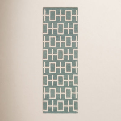 Elsey Hand-Tufted Geometric Wool Rug