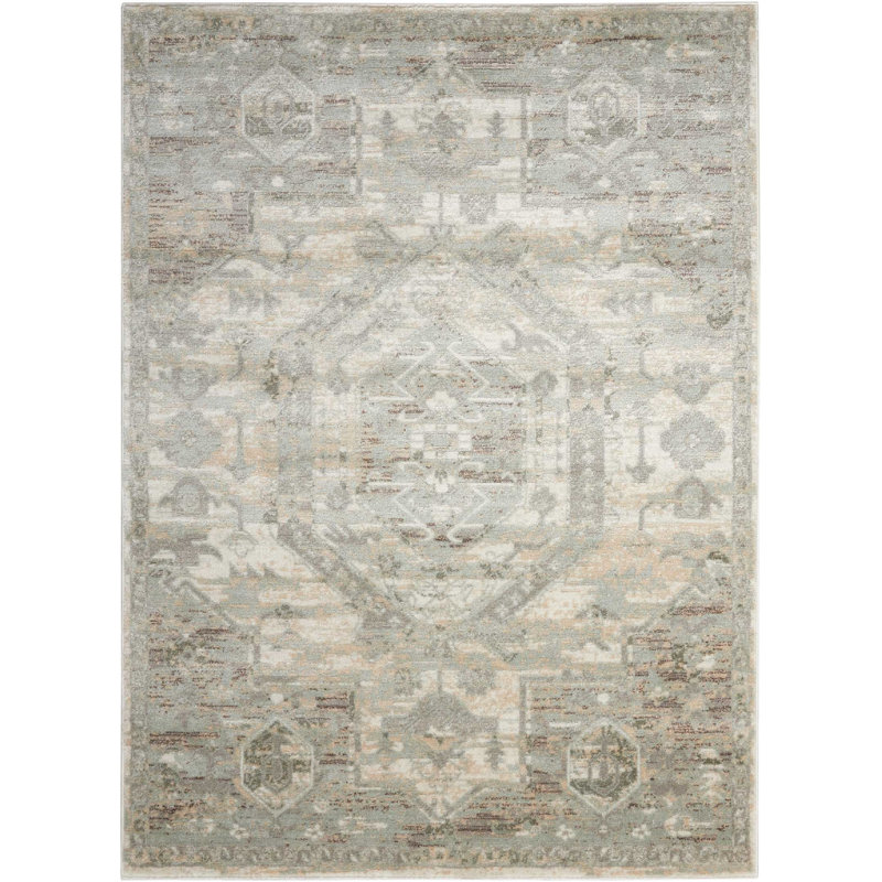 Laceyville Oriental Indoor Rug, Rectangle 6'7" x 9'6"