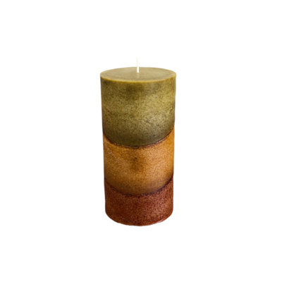 Cinnamon Apple Crisp Scented Pillar Candle