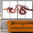 « 3d flexible caramel lines », impression à multiples images sur toile