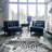 Zebra Print Cowhide Rug