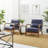 Jabarius Faux Leather Armchair-224800029
