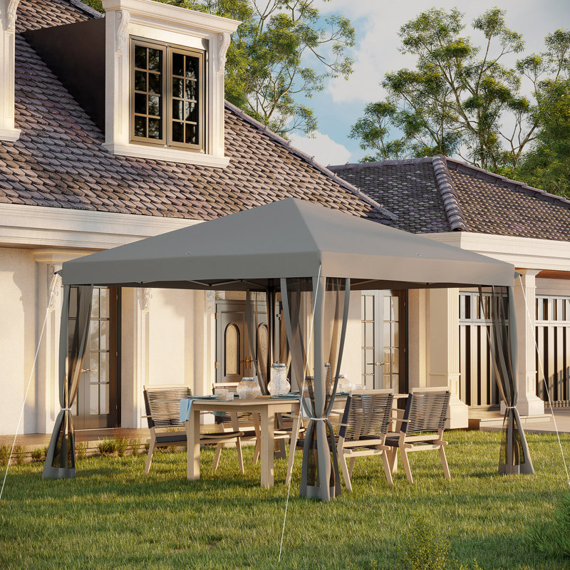 Annayeli 3m x 3m Metal Pop-Up Gazebo