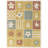 Atlas Yellow Kids Flower Shag Area Rug-126452445