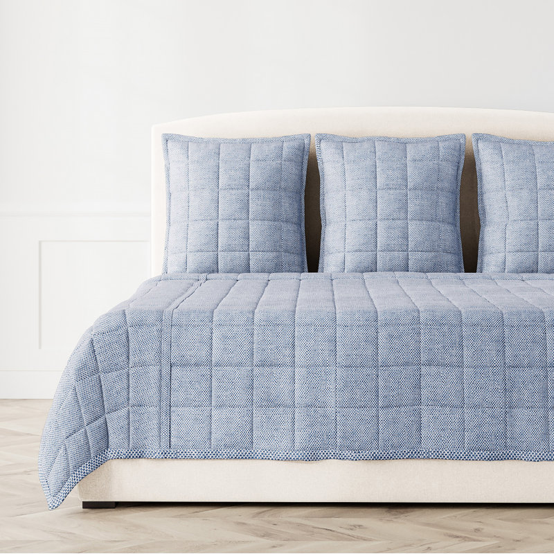 Panama Coverlet, Flax, Queen Coverlet