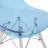 Karen Modern Dining Side Chair with Acrylic Base-87689725