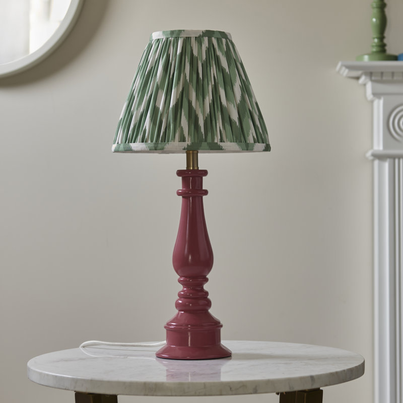 Myrtle Table Lamp, Costwold Green, 52cm H x 25cm W x 25cm D