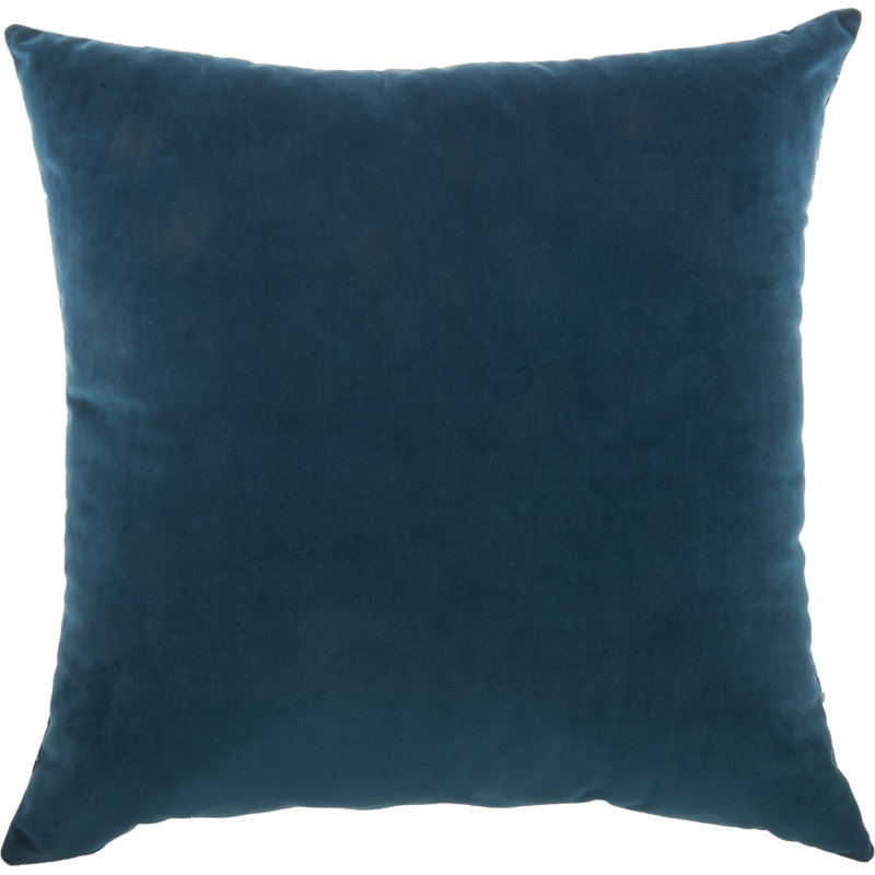 Housse de coussin carré et insert, Sarcelle