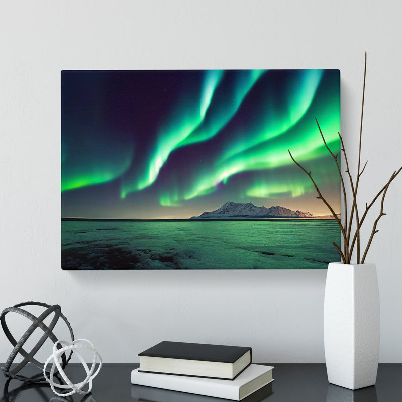 Aurora Borealis Dreams - Wrapped Canvas, 40cm H x 60cm W x 3cm D