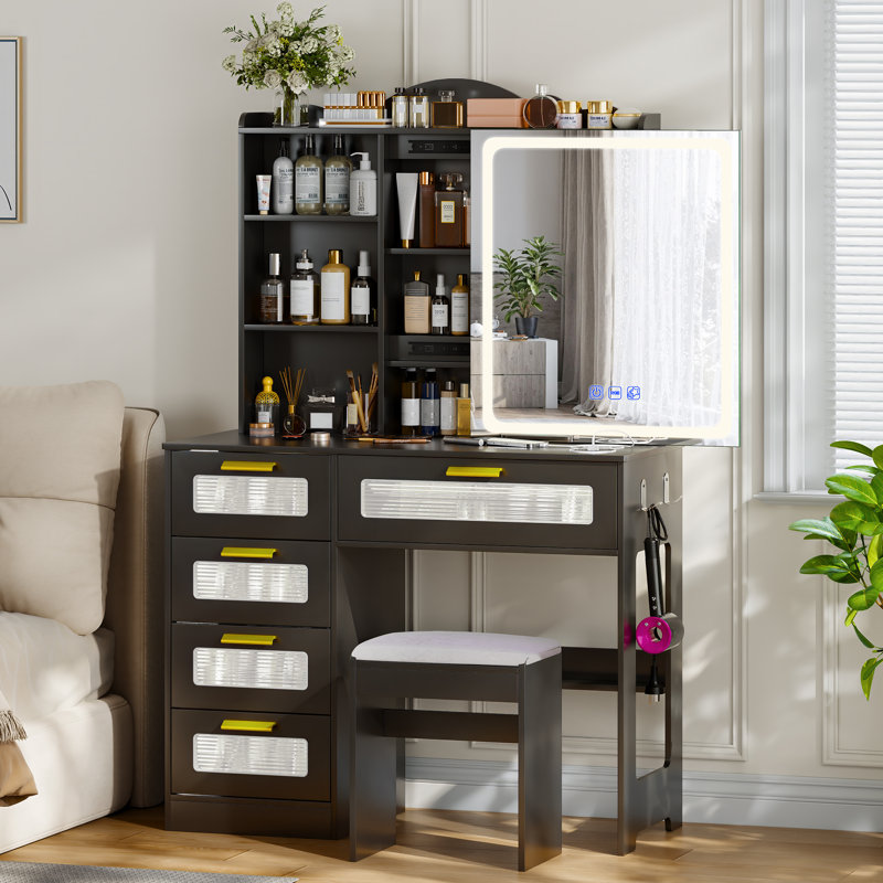 Dressing Table, Black