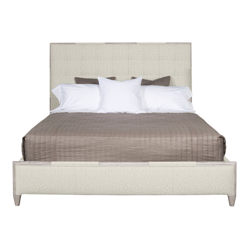 Chatfield By Thom Filicia Solid Wood Bed, King, Nomad Snow Crypton® Chenille, Dove Gray
