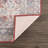 Amber Moroccan Machine Washable Red Area Rug-1640320893