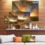 «Majestic Sunset with Storm Clouds», reproduction de photo sur toile tendue-720918034