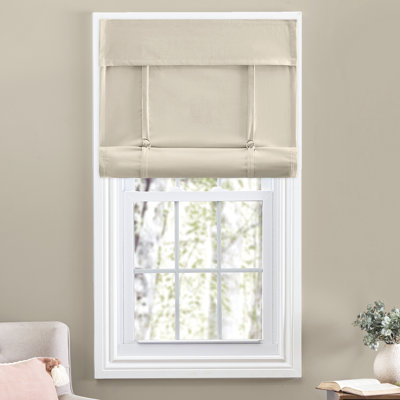 Semi Sheer Roman Shade