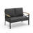 Heavy-Duty Outdoor Loveseat