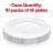 White Flair Plastic Buffet Plates (9")