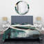Ensemble de housse de couette en microfibre / polyester or et vert Enchantment II-384180681