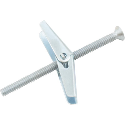 Hollow Wall Anchors, 10-Pack (5 Bolts, 5 Anchors), White By Stone Harbor Hardware