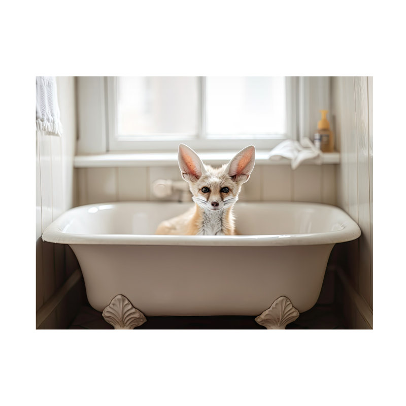 Art sur toile Sasha Bathtime 6, H 35 po x l 47 po