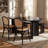 Lennox Mid-Century Modern Oval Dining Table Set