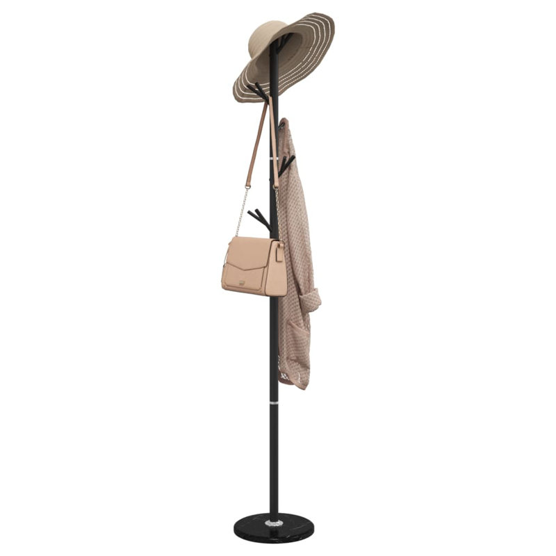 Niva Iron Freestanding Coat Rack, Black