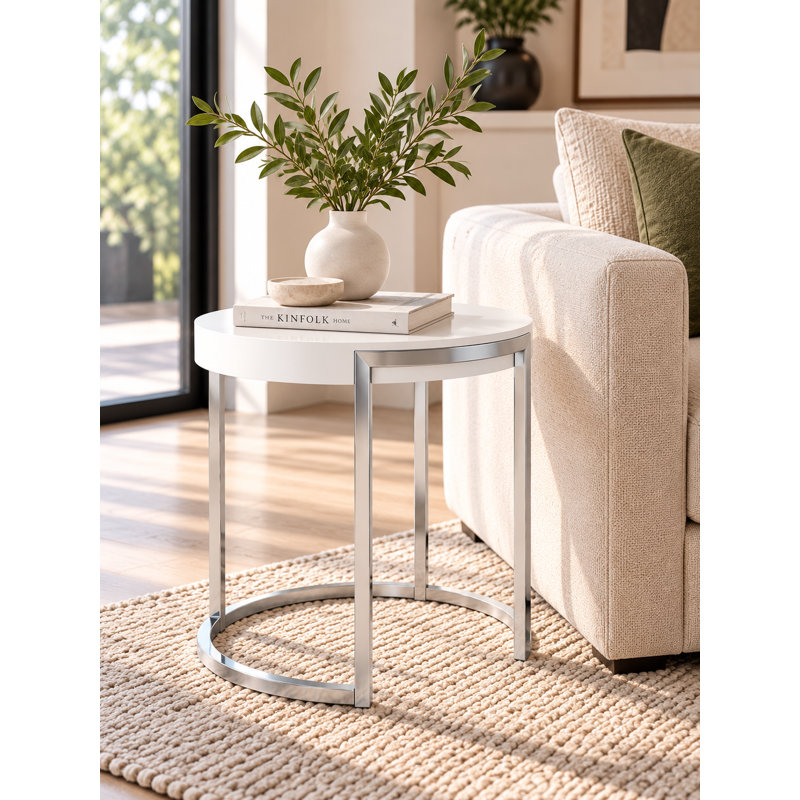 Table de bout Beal, Blanc