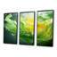 «Green and Yellow Harmonious Chaos II - Abstract Collages», art mural-1664605379-1664605383