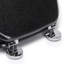 Flexi-Fix Quartz Toilet Seat - Adjustable Hinges with Top & Bottom Fixings Included and Rust & Stain Free Chrome Hinge Covers, Antibacterial Treated Surface (Glitter)-1743710272