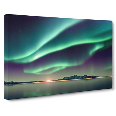 Gorgeous Aurora Borealis - Wrapped Canvas Print
