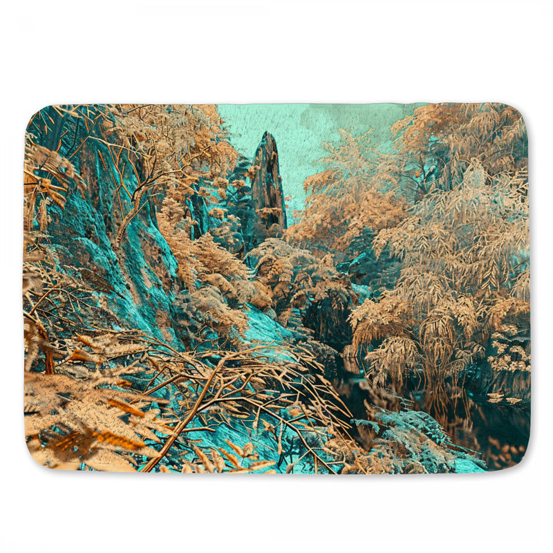Marison Microfiber / Microsuede Non-Slip Bath Mat, 21"W x 34"L