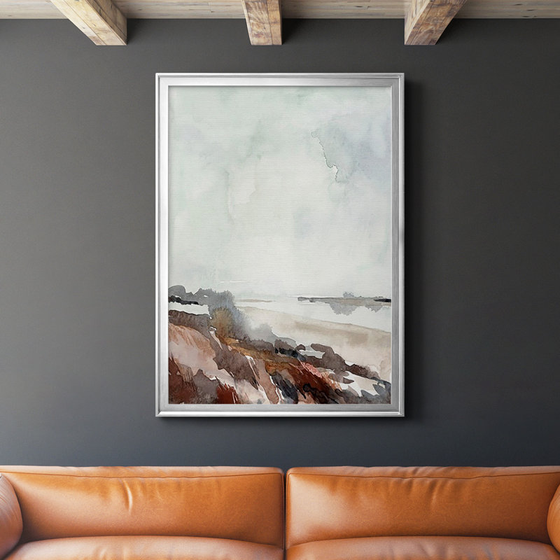 Coastal Inlet Study II, reproduction encadrée de qualité supérieure - prête à être accrochée, H 42,5 po x l 30,5 po x P 1 po