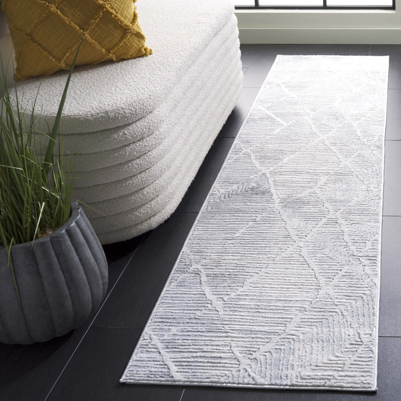 Jurrina Performance Abstract Rug, Runner 2' x 8'