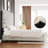 Upholstered Platform Bed With Modern Panel Headboard-986329940-986329937