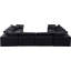 Canapé modulaire réversible en velours de 160 po de large Hutchenson-87141536