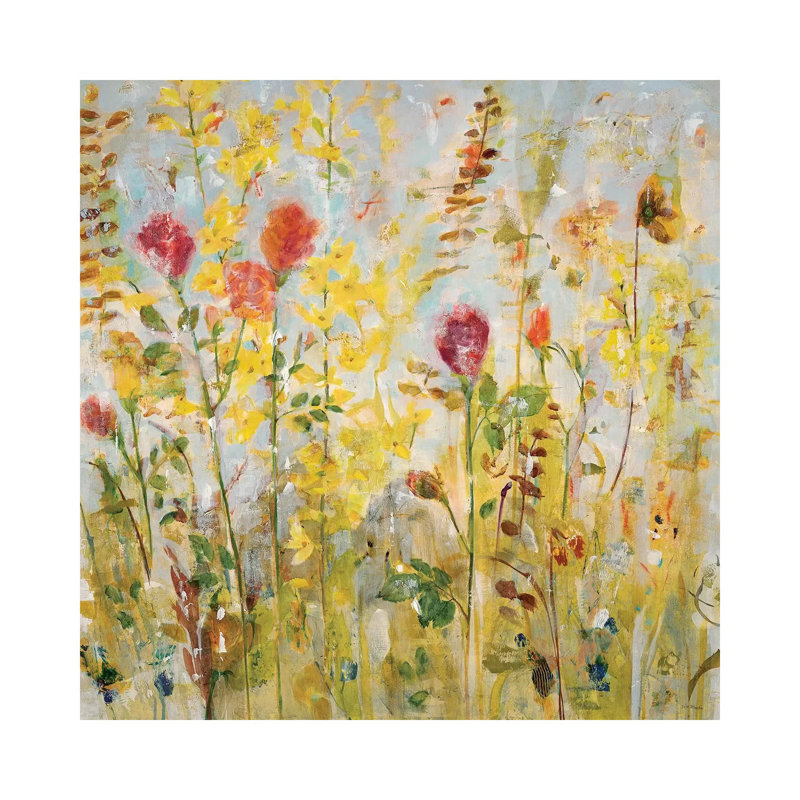 Spring Medley by Jill Martin - Wrapped Canvas Painting, 30.48 cm H x 30.48 cm W